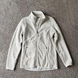 L.L. Bean women’s fleece Full-Zip Jacket XS Sailcloth